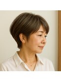 ミセス美フォルムショートボブ 20代 30代 40代 50代 60代