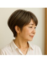 スープレックス ヘアーデザイン(SOUPREX HAIR DESIGN) ミセス美フォルムショートボブ 20代 30代 40代 50代 60代