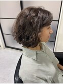 くせ毛風ボブ×ハンサムボブ【東京麻布十番/六本木】