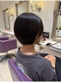 丸みショート　髪質改善トリートメント　京都美容室　進詩織