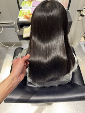 エイトヘアー(8 HAIR) ダークブラウンカラー×酸熱