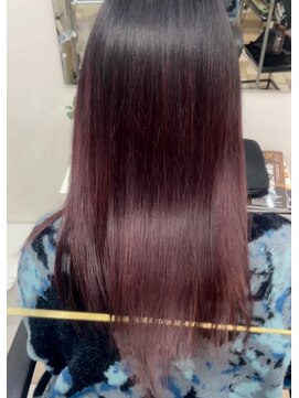 ヘアーサロンアンク(hair salon anc) パープルレッド