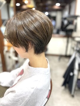 ヤソ(yaso) ショートボ部×ベージュ系