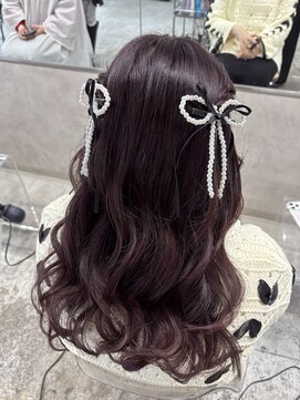 レイヤーカット/くびれヘア/暖色カラー［新潟］