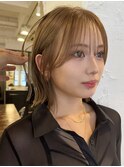 外ハネボブラインボブ切りっぱなしボブヘイリーボブ大人ボブ