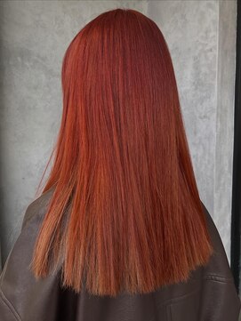 ヘアメイク エンデュー(hair make EnDeux) 冬のビタミンオレンジカラー