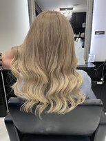 ヘアーデザイン ジェルム(Hair Design germe)&nbsp;ミルクティーベージュ×プルエクステ