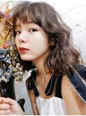 フレンチボブ×リラックスニュアンスベージュ