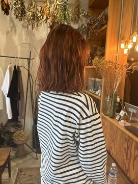 イング(ing) orange brown bob