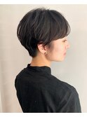 黒髪ショート