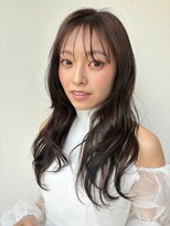 カバーヘア ブリス 志木南口駅前店(COVER HAIR bliss)&nbsp;韓国風くびれヘア/ロングレイヤー/ダークアッシュ20代30代p志木