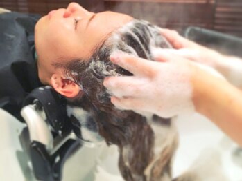 ヘアメイク エアー(Hair Make Air)の写真/《大好評☆》Airのスパはリピート率90％以上！！完全個室のヘッドスパで至福の一時を♪