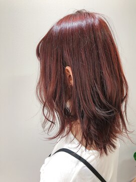 エラマ ヘアメゾン(elama hair maison) 【elama】レッドカラー