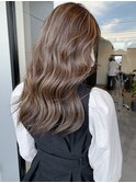 20代30代ハイライトバレイヤージュブリーチ立体感透け感
