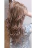 外国人風ハイライト+カット+3stepトリートメント　￥14000