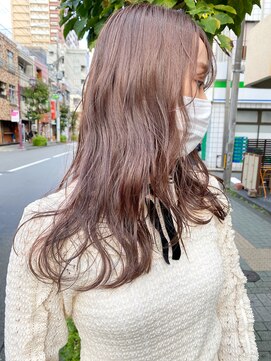 ネルケ 立川(nelke) シースルー× 透明感ピンクカラー