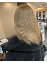 プライズ 池袋店(prize) ミルクティーベージュハイトーンダブルカラーブリーチ池袋4029