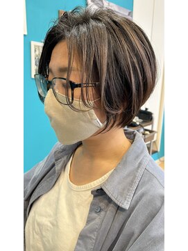 ニコ(nico) ショート　バレイヤージュ