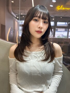 グロー 大宮(GLROW) 韓国　ザクザクレイヤー　マロンブラウン　haruhi【大宮】