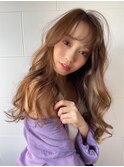 レイヤーロングで大人かわいいスタイル