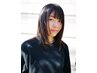 カット+前髪縮毛矯正(前髪~こめかみまで) +クイックTr
