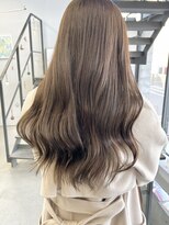 ヘアー アイス 御器所本店(HAIR ICI) ことりベージュミルクティーベージュシースルーカラー大人可愛い