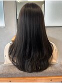 透明感赤み消しカラーアッシュグレージュ＊ロングレイヤーカット