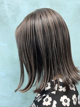 カー(KAH) アンブレラカラー　シルバー　デザインカラー　黒髪