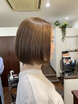 ヘア アンド スパ ミノルキ(hair and spa MInoruKI)&nbsp;ぱつっとボブ　切りっぱなしボブ〔浅草〕