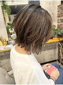 くびれボブ レイヤー グラデーション カラー 30代40代50代60代