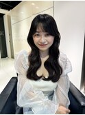 韓国風レイヤーウェーブスタイル