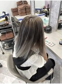 海外風バレイヤージュ