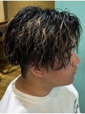 ツイスパツイストスパイラルパーマ縦落ちツイスパメンズパーマ