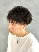 men's波巻きパーマ