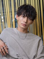 シティ(CITY) 小久保styleフェザーパーマフェザーショートグレーエンドカラー