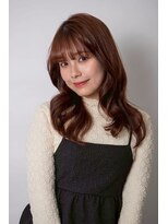 ルフュージュ バイ プロデュース 相模大野店(Refuge by Produce)&nbsp;レイヤーカット/韓国風巻き/アプリコットベージュ