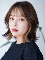 レノラ 本町(LENORA)&nbsp;★黒髪クラゲヘアーオリーブグレー小顔ココアベージュ韓国ヘア