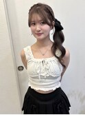 【votan sanae】ヘアアレンジ/サイドポニー/liveヘアメ