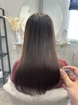 モンヘアー(mont hair) 髪質改善トリートメント、縮毛矯正で艶髪へ
