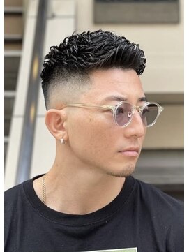 ドルクス 上野店(Dorcus) スキンフェードアイロンパーマ× 濡れパン