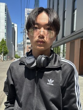 ポール(pole) メンズセンターパート！