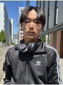 メンズセンターパート!