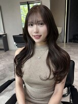 リアン バイ キートス(Lien by kiitos) 【オリーブベージュ×顔まわりレイヤー】