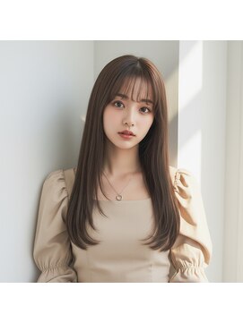 アンスールミミ 南草津店(Ansur mimi) 小顔ロングレイヤーカット/ハッシュカット/韓国ヘア