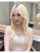 ロンドリゼル 札幌(Lond RiseL) 顔周り/小顔/レイヤー/髪質改善/韓国風巻き/ミルクティー/札幌