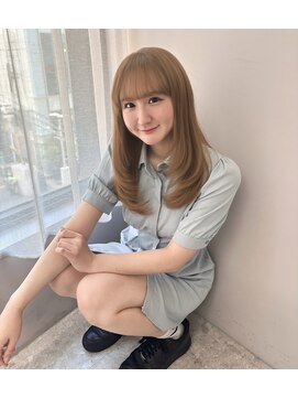 ボタン テンジン(VOTAN tenjin) 【杉本大地】韓国ヘア/ミルクティーベージュ/ミディアムレイヤー