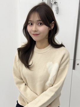 アマトウキョウスマートサロン(AMA TOKYO×Smart Salon) くびれレイヤー/顔まわりカット/レイヤーカット/小顔ヘア