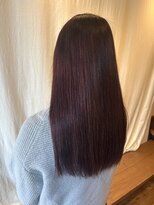 ココカラヘアー ニコ(cococara hair nico)&nbsp;ピンクバイオレット/ロングボブ/艶髪