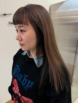 コース(co-th.) くすみベージュインナーカラーブリーチダブルカラー×小野ふゆり