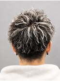 ツイスパ×ホワイトメッシュ｜周りと差がつく髪型